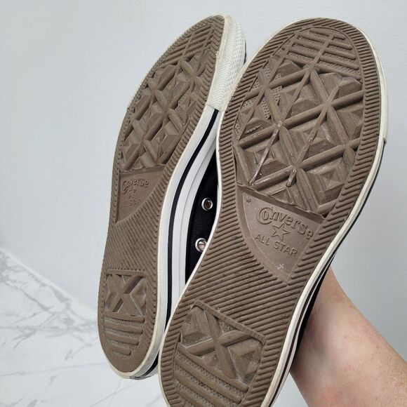 Converse All Star Black & White Sneakers Shoes Size: 6 US - Picture 6 of 10
